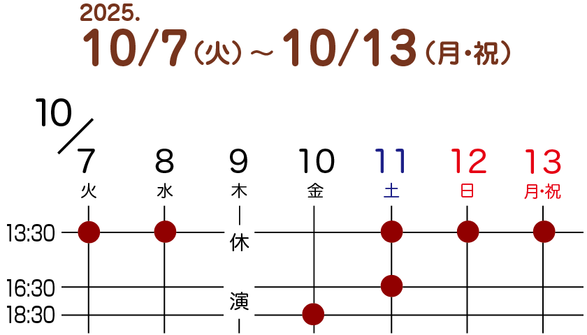 公演日程